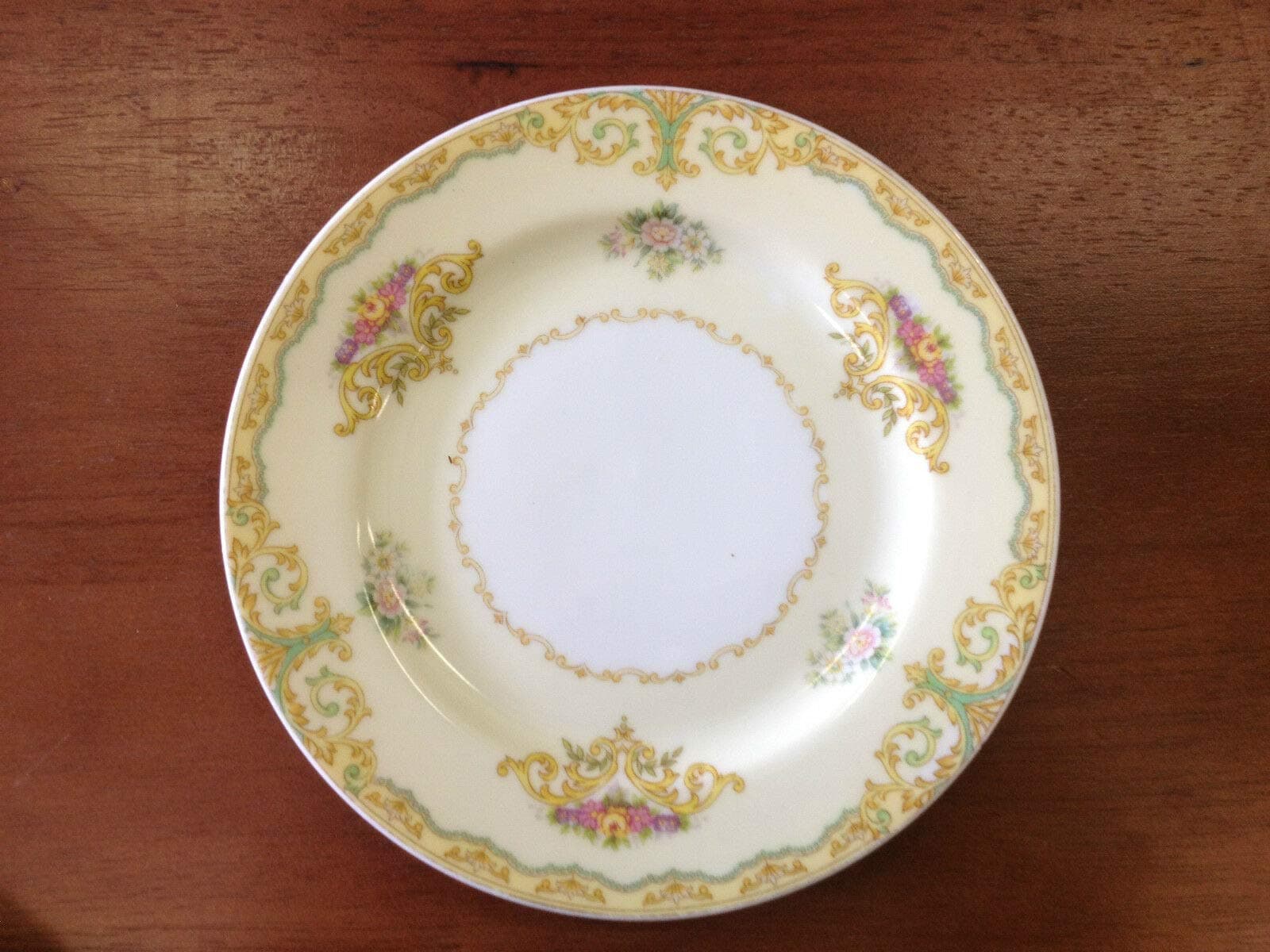 Floral Saucer - Noritake Japan - 6-1/4" Diameter