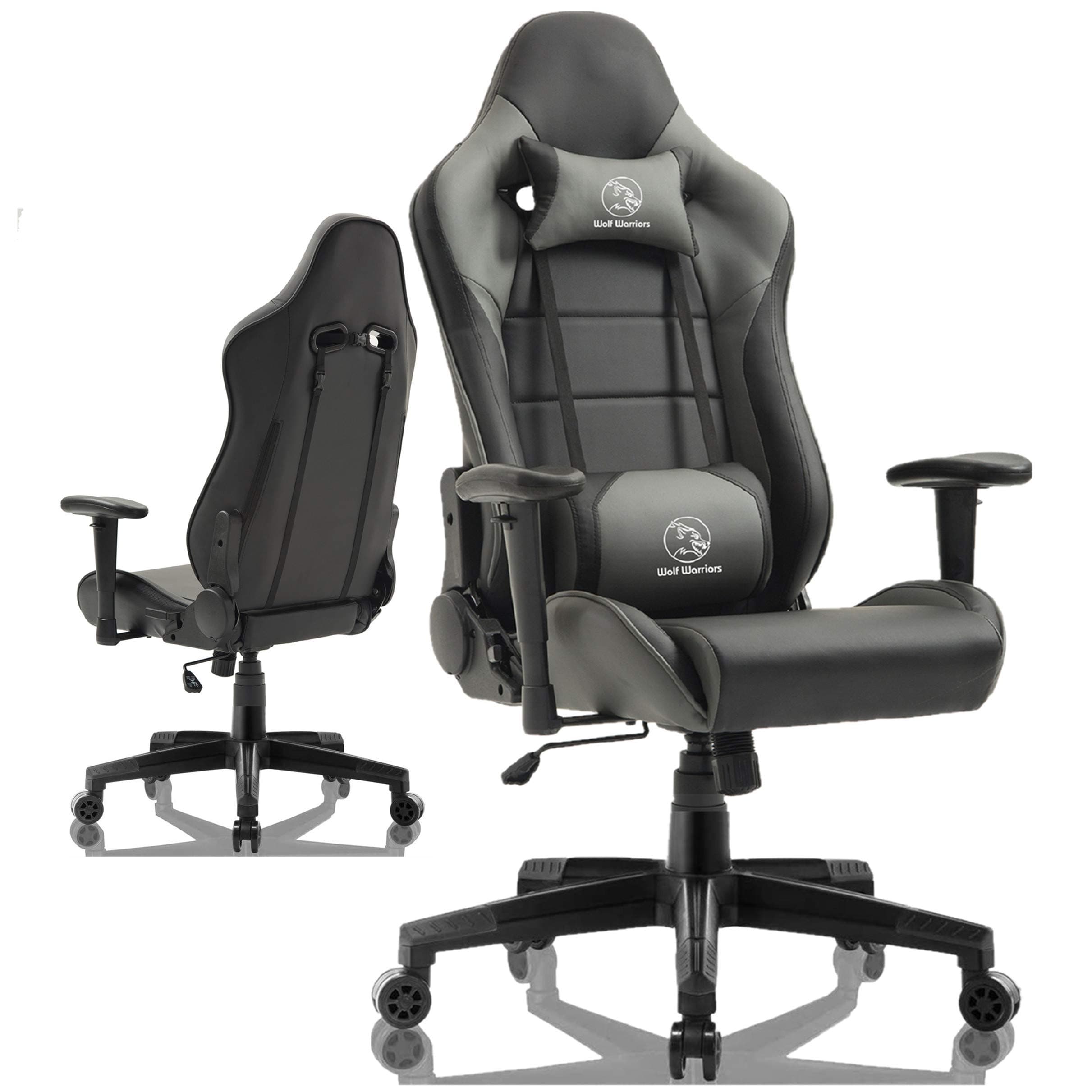 Gaming Chair Computer Game Chair with Footrest Ergonomic Desk Chair Executive Swivel Chair with Lumbar Support and 180 Degree Recline, Easy to Assemble, Comfortable Gaming Chairs (Sky Blue)