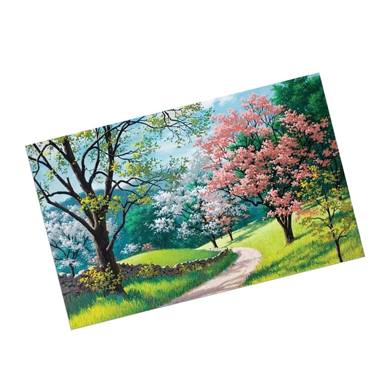 Outeck Puzzles for Adults 1000 Piece Large Puzzle, Spring Park Landscape Jigsaw Puzzle