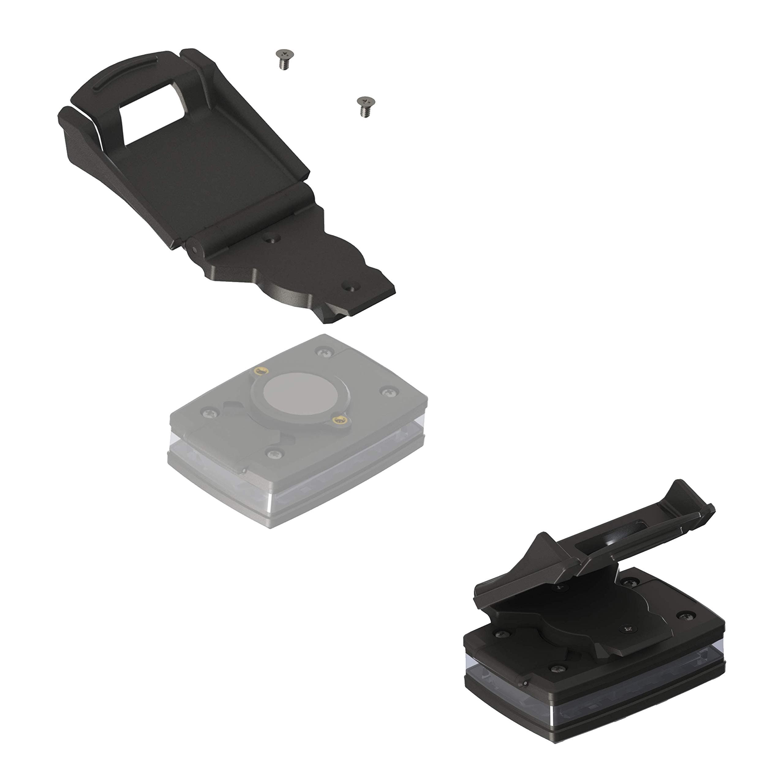 Guardian Angel Elite Series Mounting Accessories | Hands-Free Attachments for Bicycles, Running, Dogs and More | Elite Light Not Included (Elite Shirt Clip)