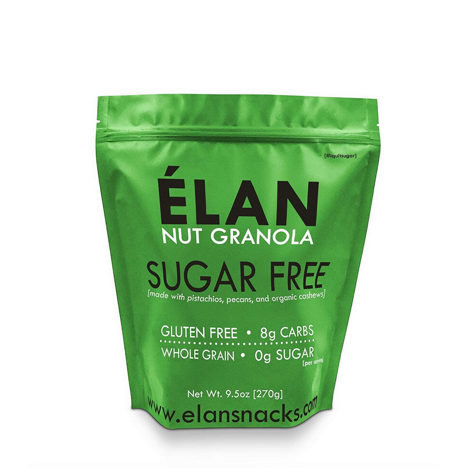Granola Bakery - Cinnamon Pistachio Low Carb Muesli Granola - 4g Net Carb, 10.6Oz Bag - Sugar Free Keto Oatmeal Cereal, Gluten Free, Diabetic Friendly