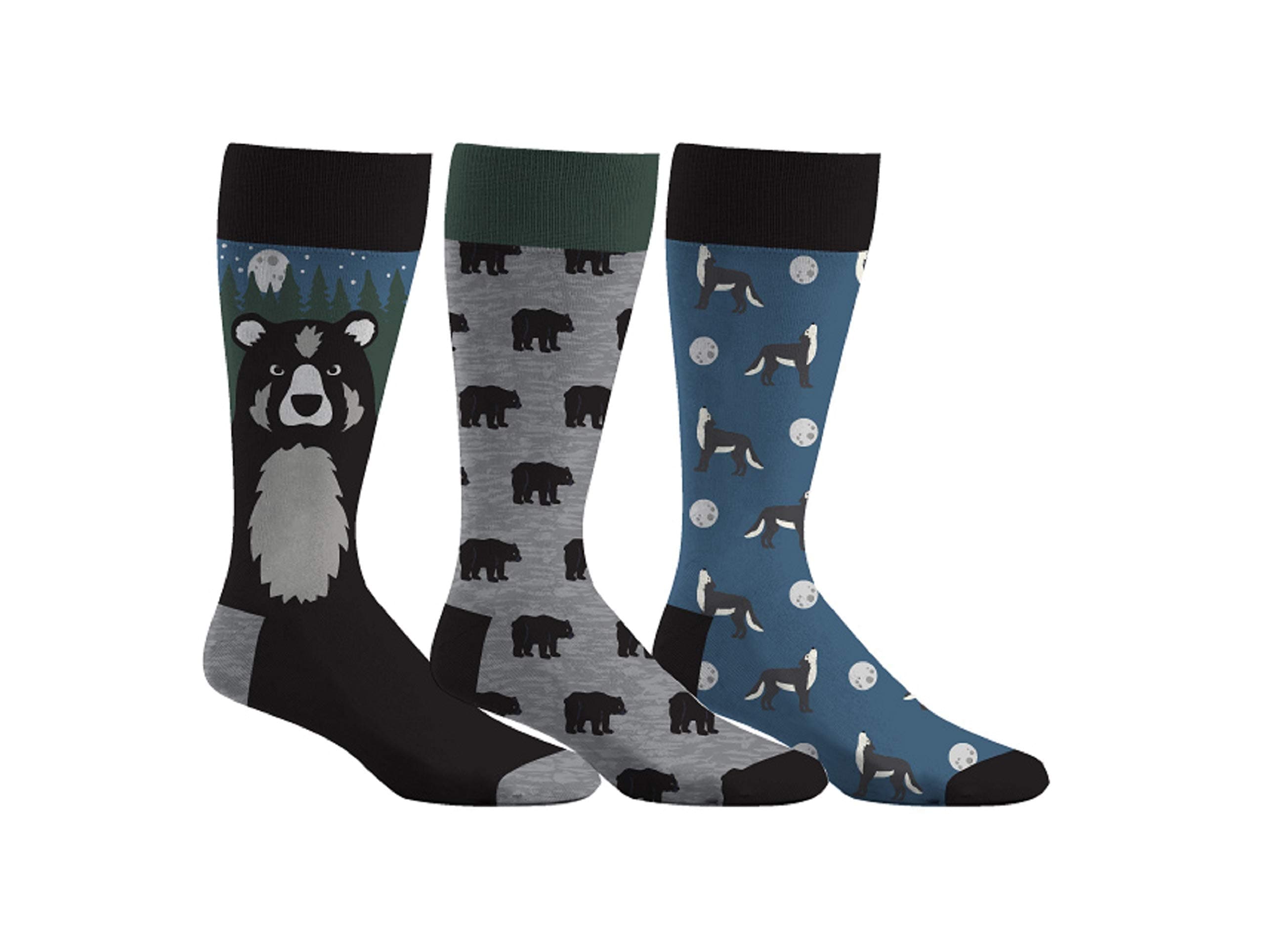 Men's Fun & Colorful Dress Socks (Various Designs)