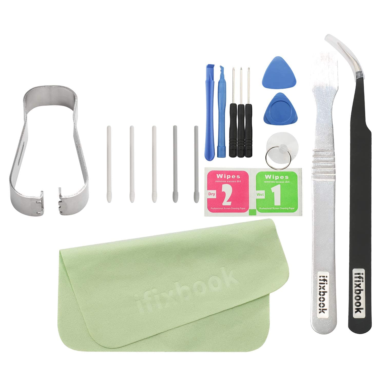 ifixbook Replacement Touch Stylus Tips S Pen Nibs with Tweezer Tool for Samsung Galaxy Note 8,Note 9, Galaxy Tab S3,Tab S4 Tab 2 (White)