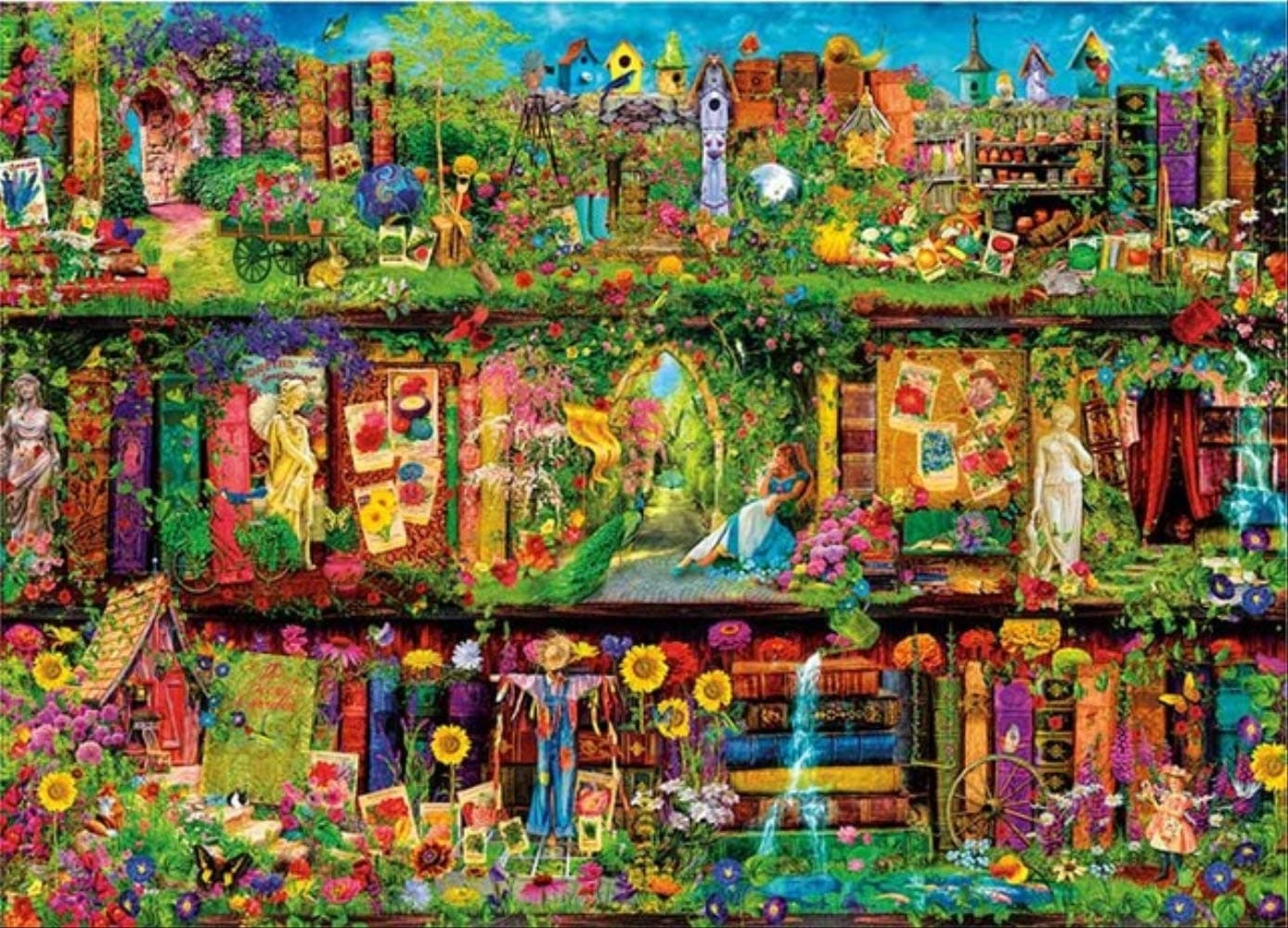 Ollt 32 Style Adult Puzzle 1000 Pieces World Landscape Puzzle Cartoon Jigsaw Puzzles For Children Educational Toys Style 8