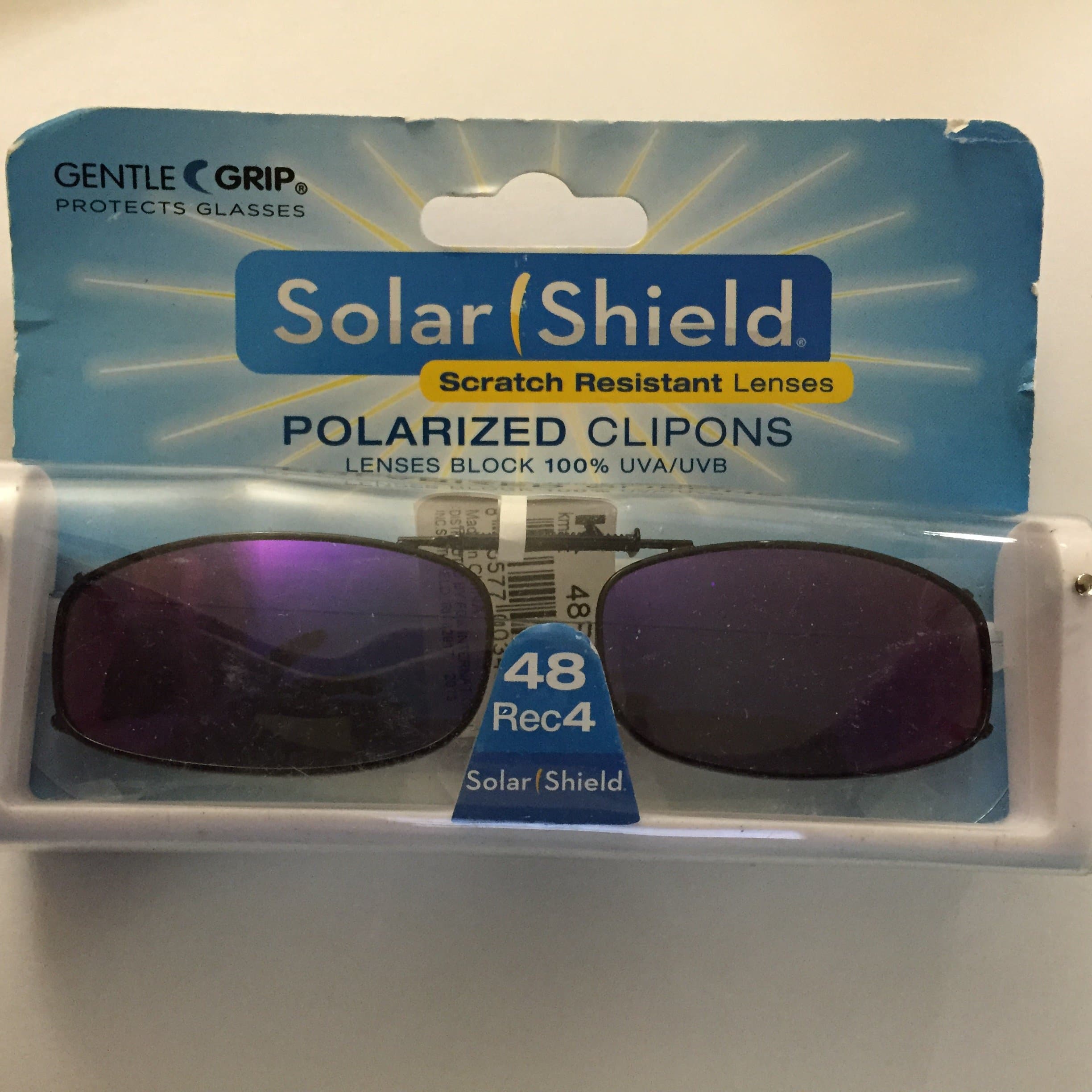 Solar Shield Polarized Clip on Sunglasses