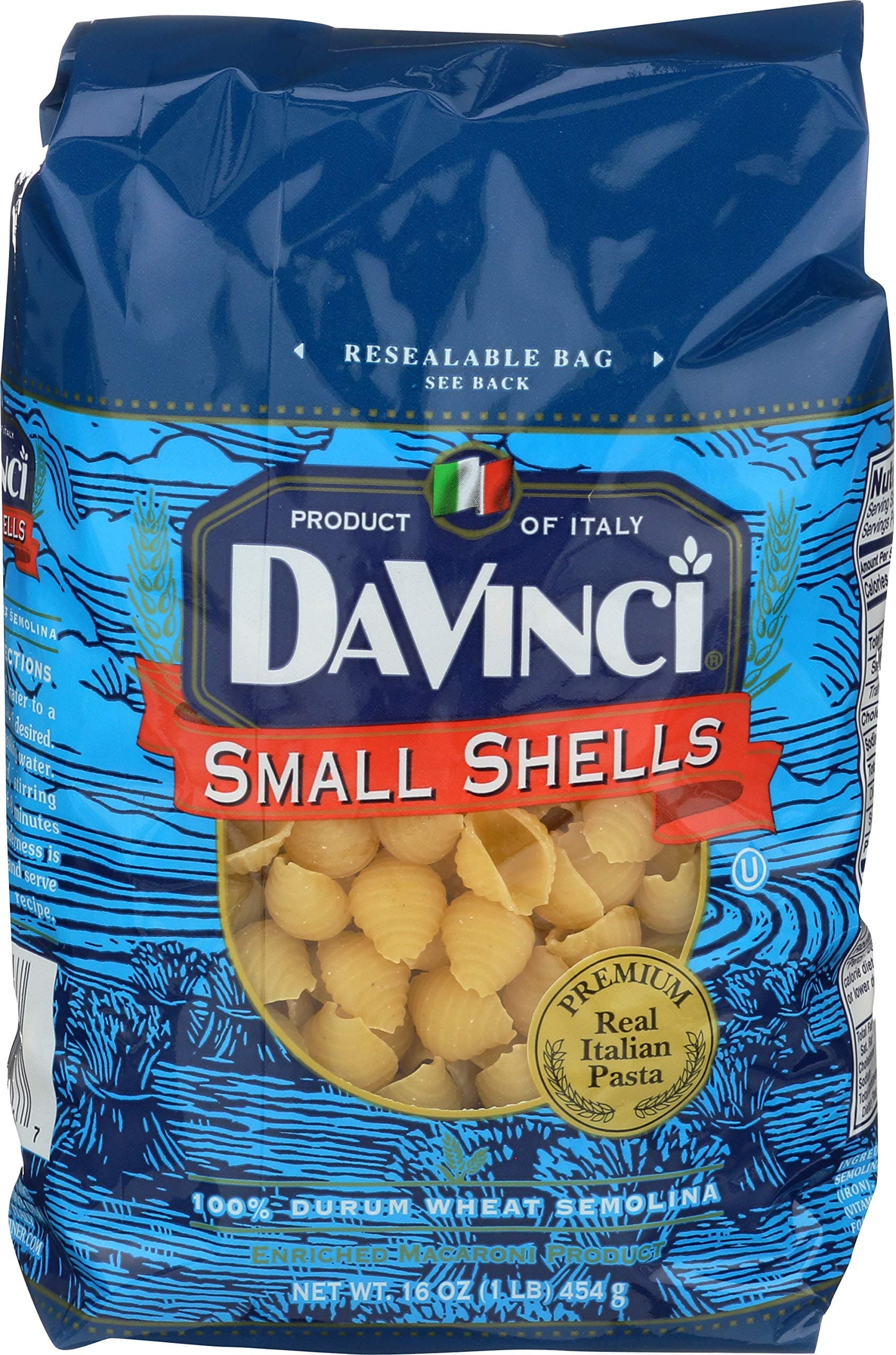 DaVinci Small Shells, 16-ounces (Pack of12)