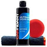 Carfidant Premium Liquid Car Wax Kit - Ultimate Liquid Wax Paint Sealant - Easy to Apply - Nano-Polymer Protection - Car Detailing Products Car Wash Kit - Microfiber Towel + Applicator