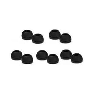 10 Replacement Medium Earbuds Tips Buds For Sennheiser CX 300 CX300 CX400 CX500 CX550 CX95 CX55 Earphones 100% FITS (10 Pack Medium) - Compatibles-E-Shop