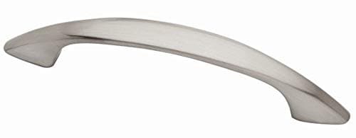 Aviano Collection Cabinet Hardware Modern Arch Handle Pull 3" Hole Centers - Satin Nickel - 25 Pack