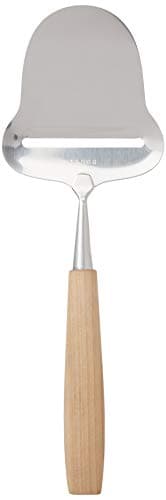 Norpro Stainless Steel Cheese Plane Slicer with Wooden Handle, Silver