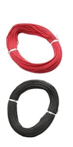 Electronic Spices combo of (10m red and 10m black) electric wire