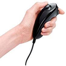 wii knumb chucks, Wii Nunchuck/Nunchuk Controller, Remote Joypad for Nintendo Wii & Wii U Console (Black)