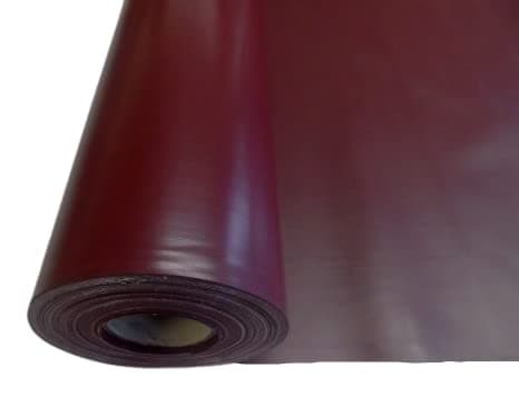 Waterproof Heavy Duty UV Resistant PVC Tarpaulin Fabric - Burgundy – PER METRE (Burgundy)