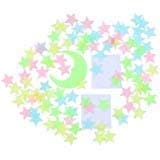 Glow in The Dark Stars, 3D Glowing Stars with Moon for Bedroom Ceiling, Create a Full Realistic Starry Sky-200pcs … (Star-200)