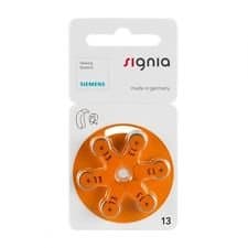 Siemens Hearing Aid Batteries Size 13 10 Packs of 6