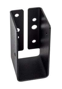 Simpson Strong-Tie APLH24R 2 X 4 Rough Concealed-Flange Light Joist Hanger Powder Coated Black - Pack of 4