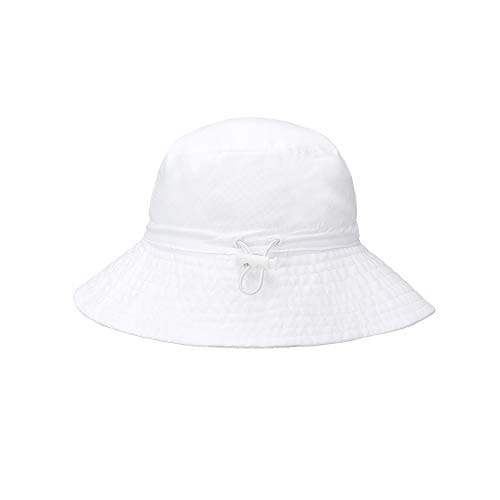 Baby Sun Hat Smile Face Toddler UPF 50+ Sun Protective Bucket hat Nice Beach hat for Baby Girl boy Adjustable Cap