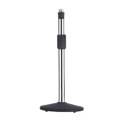 Deluxe Adjustable Desk Microphone Stand, Chrome Finish