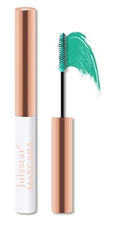 JulystarColorful mascara primer waterproof, anti sweat, non dizzy, dyeing, long curling, thick white eye black (04#)