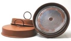 Metal w/ RING Premium RUST Lid per each