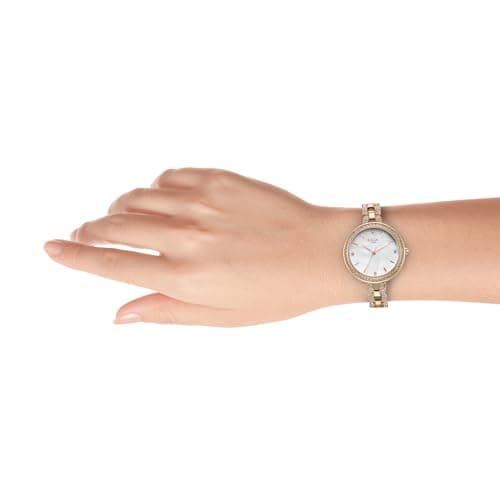 Titan Raga Showstopper Quartz Analog Mother of Pearl Dial Metal Strap Watch for Women-NS95272WM01/NT95272WM01, Rose Gold, Classic