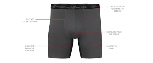 New Balance Men's Nb3017-4 Boxer Briefs