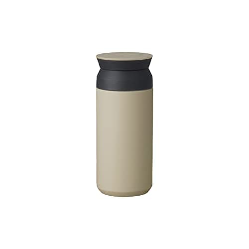 KINTO 20929 Travel Tumbler, 350 ml, Sand Beige, Double Layer Structure, Heat and Cold Retention