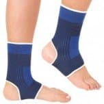 Ankle Support Wraps (BLACK COLOR): For MMA, Lifters, Sprian, and Therapy