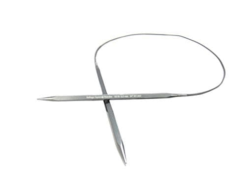 Kollage Square Circular 16-inch (41cm) Knitting Needle with Firm Cable (US 2/2.75mm)