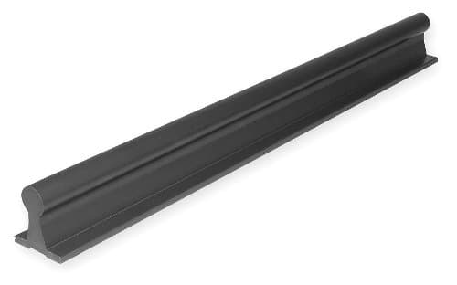 PBC Linear - CCR16-012.000 - Lin Shaft w/Supp Rail, Alum, 1 In D, 12 In