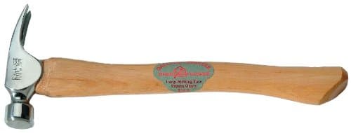 4 Pack Dalluge Tools 1650 16-oz Finish/Trim Hammer 14" Curved Handle Smooth Face (01650)