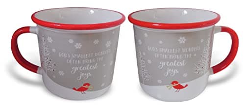 Cathedral Art Abbey & CA Gift God's Smallest Wonders Camping Mug, One Size, Red