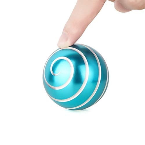 samisoler Kinetic Desk Toy with Full Body Optical Illusion Metal Ball for Adult