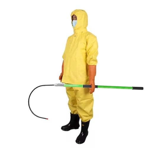 Electrical Safety Rescue Hook, Portable High Voltage Life Saver Pole, Non-Conductive Electrocution Emergency Rescue Sticks, Electrician Tools(Green,3m/9.8ft)