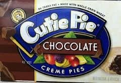 Cutie Pie Fruit & Creme Snack Pies 6/2.0 Oz (Pack of 2) 12 Pies Total (Chocolate)