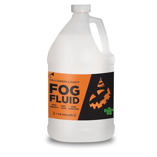 Froggy's Fog 1 Gallon (128 Oz.) Great Party & DJ Juice for Water Based Machines - American Made - Perfect Fluid for Small 400 Watt to Higher Wattage 1500 Watt gers
