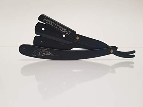 Shaving Straight Razors with Replaceable Blades Barber Shop Quality Shave by Cutthroat Gents (Black)