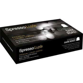 Spresso Luxe Espresso Dark Roast 70 Capsules