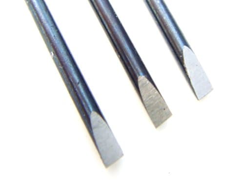 1.2mm Spare Swiss Made Watchmaker Screwdriver Blades - 3pc Set