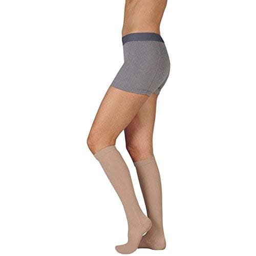JuzoBasic 4411ad 20-30mmhg Knee-High Closed Toe Compression Stocking,Beige,1 (I) Regular