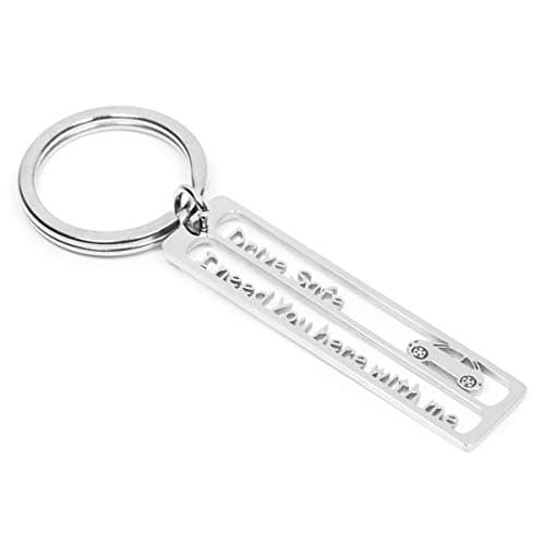 Drive Safe Keychain I Need You Here With Me Husband Gift Boyfriend Gift Trucker Gift Sweet 16 Gift, Dad Gift, Men Gift