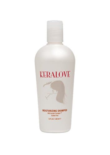 KeraloveMoisturizing Shampoo 12 oz | Keratin Care & Enriched | Safe for Color Treated Hair | Daily Use Cleansing For All Hair Types | Sulfate & Paraben Free