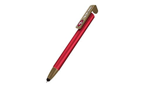 NFL 3-In-1 Pens with Stylus and Dock, 6 Pack (San Francisco 49ers)