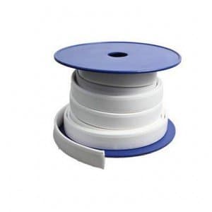 EPTFE Expanded PTFE Sponge Soft Gasket / Width: 1/2" / Thickness: 0.187" / 15 Foot Long Roll
