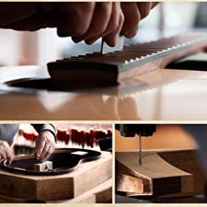 Mike Music 38 inch Nylon-String Classical Guitar with Free Bag/Capo/A Pack of Extra Strings/Picks(C38, Red)