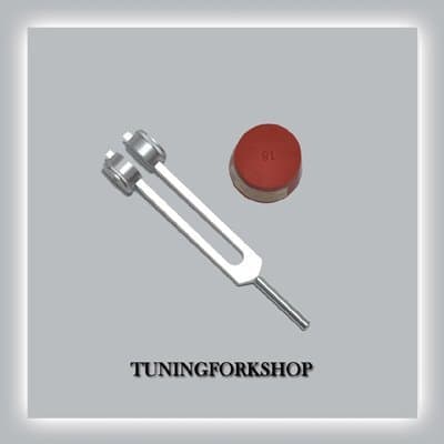 TFS Tuningforkshop 528 Hz MI DNA Weighted Tuning Fork for Healing with Activator, Pouch