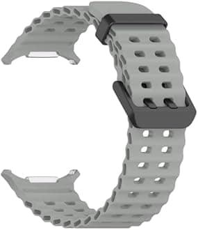 EANWireless Compatible for Samsung Galaxy Watch 7 Ultra Band 47mm, Soft Ocean Silicone Sport Strap Women Men Replacement Accessory Fit for Samsung Galaxy Watch Ultra Band