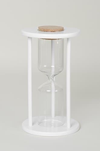 Unity Sand Ceremony Hourglass - White - for Weddings, Decoration, and More - 12" Tall! ((Large) 12 Inch)