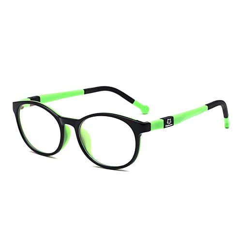Fantia Kids Safety Flex Optical Round Eye Glasses Non-prescription Glasses
