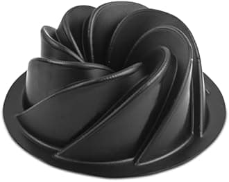 O'Creme O'CREME Bakeable Plastic Mini Swirl Cake Pan, Baking Pan With Non-Stick Silicone, Reusable nonstick baking molds, Durable, Lightweight, Easy Storage for Baking and Much More - 50 QTY Pack